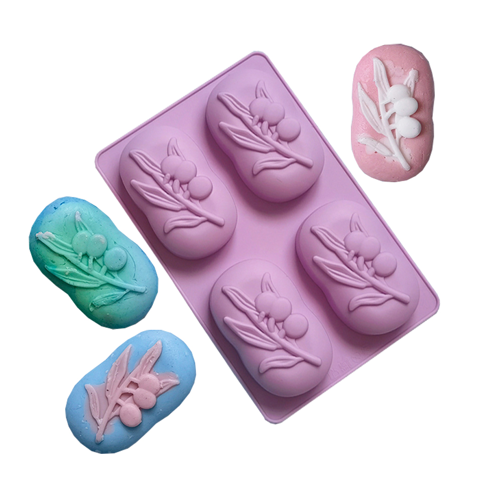Candle Making Supplies Usa - Moule à savon ovale en Silicone,