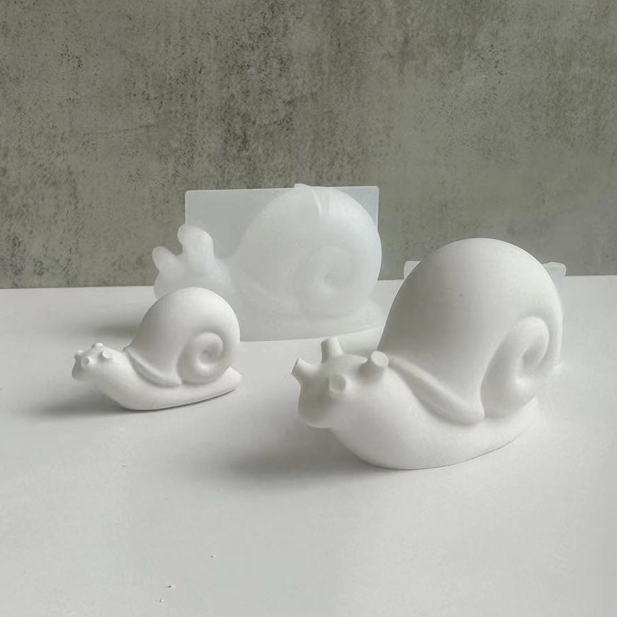 Candle Supplies Storage - Moule en Silicone Animal escargot, bricolage,