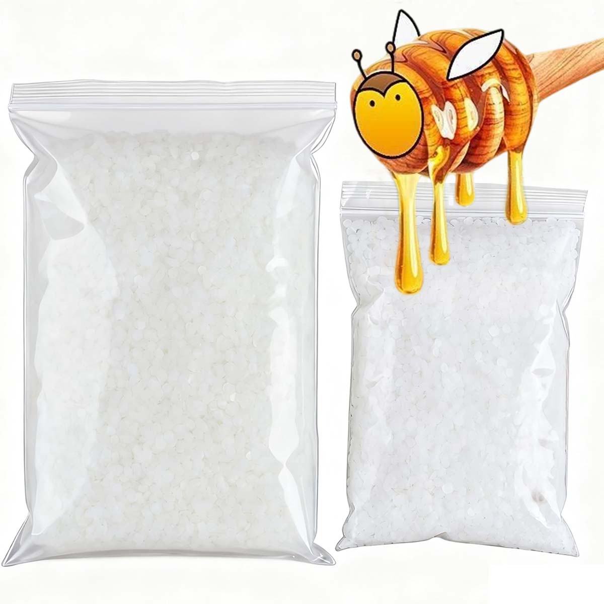 Candle Making Supplies Usa - Cire d'abeille blanche 200g-1000g, bougie parfumée