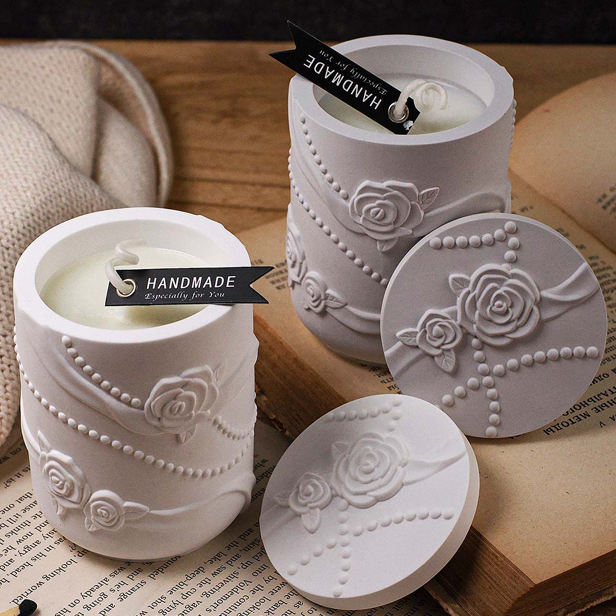 Pot de bougie en forme de fleu - Candle Making Supplies Jars avis et prix