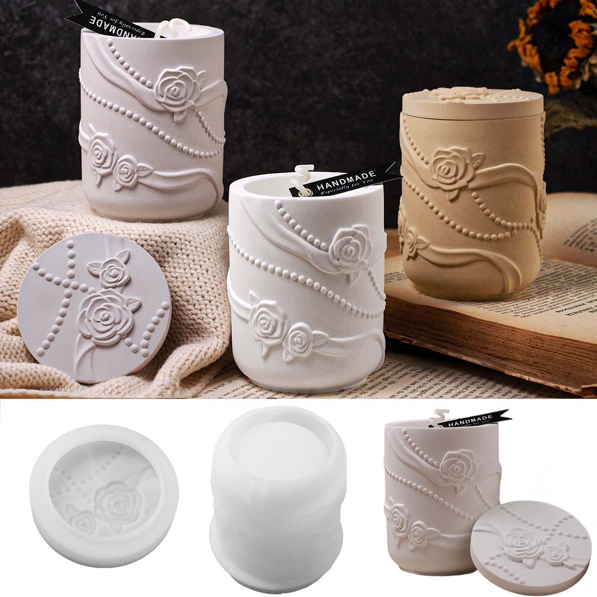Pot de bougie en forme de fleu - Candle Making Supplies Jars avis et prix