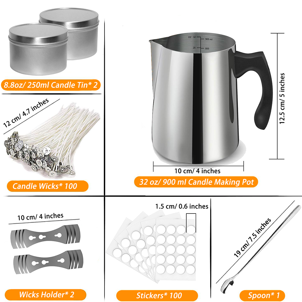 Kit de démarrage pour fabricat - Candle Making Supplies Jars avis et prix
