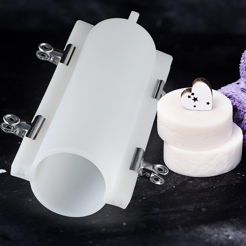 Grand moule à savon cylindriqu - Candle Supplies Storage avis et prix