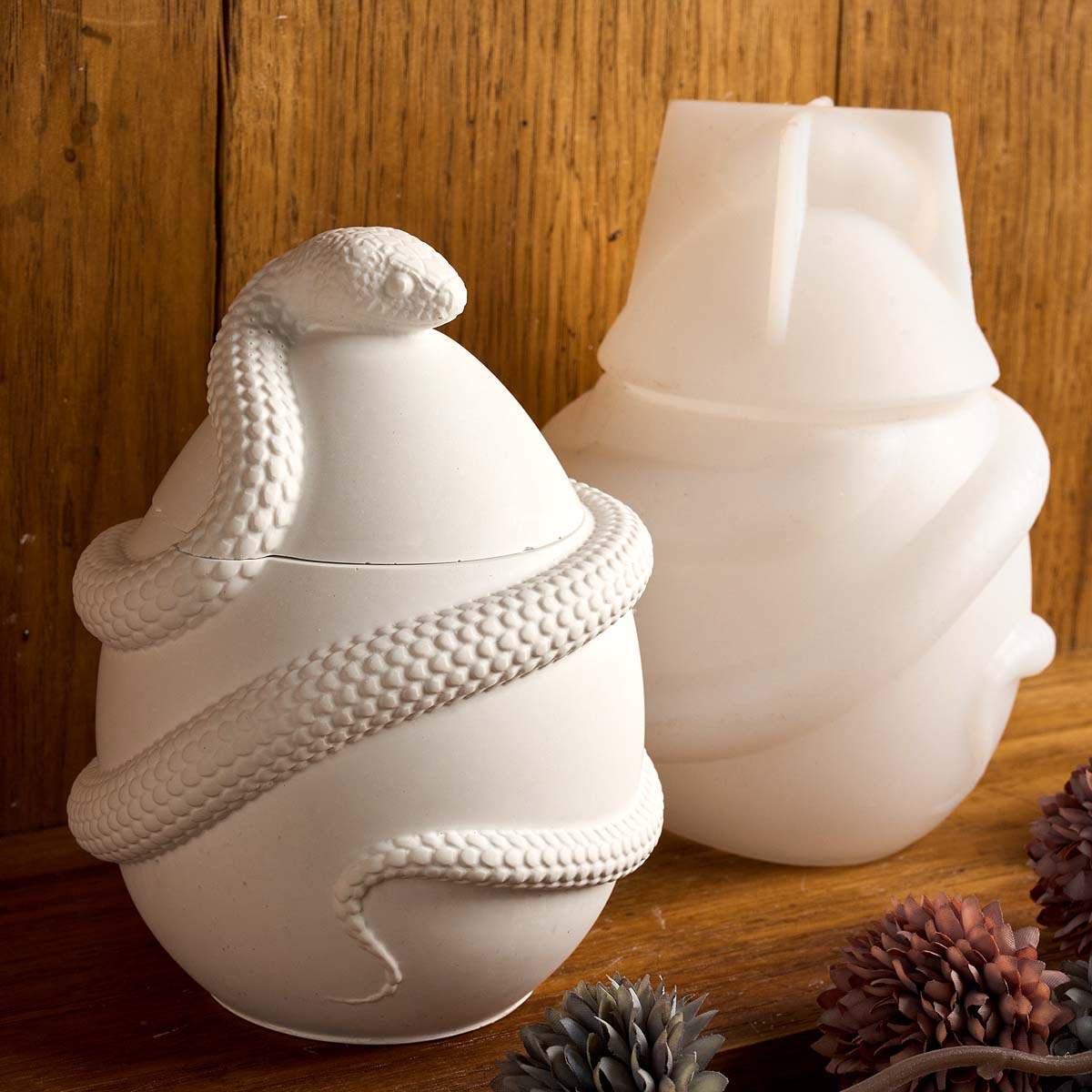 Oeuf de serpent avec couvercle - Candle Making Supplies Jars avis et prix