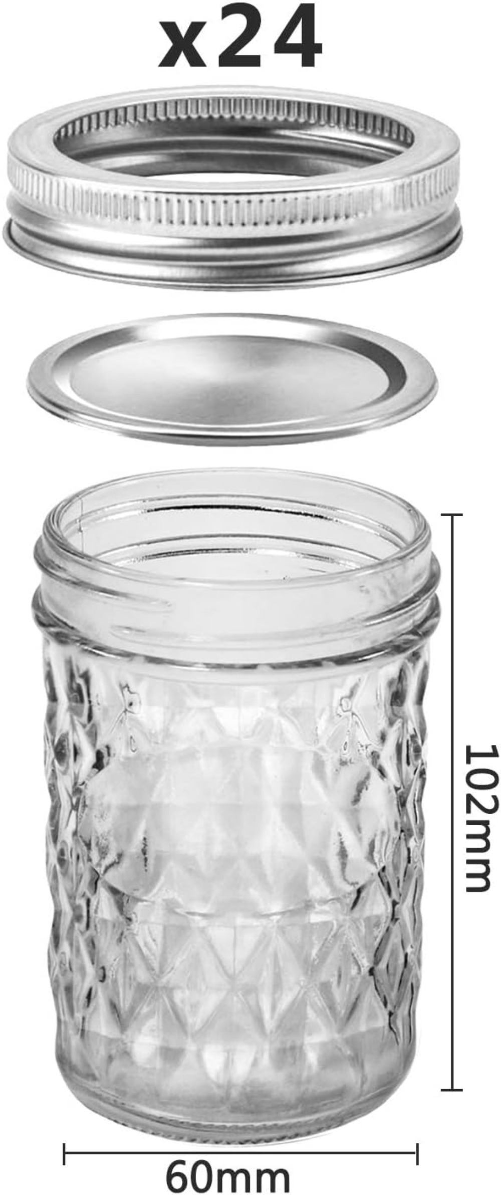 Bocaux Mason de 8 oz, lot de 2 - Mason Jar 8Oz avis et prix