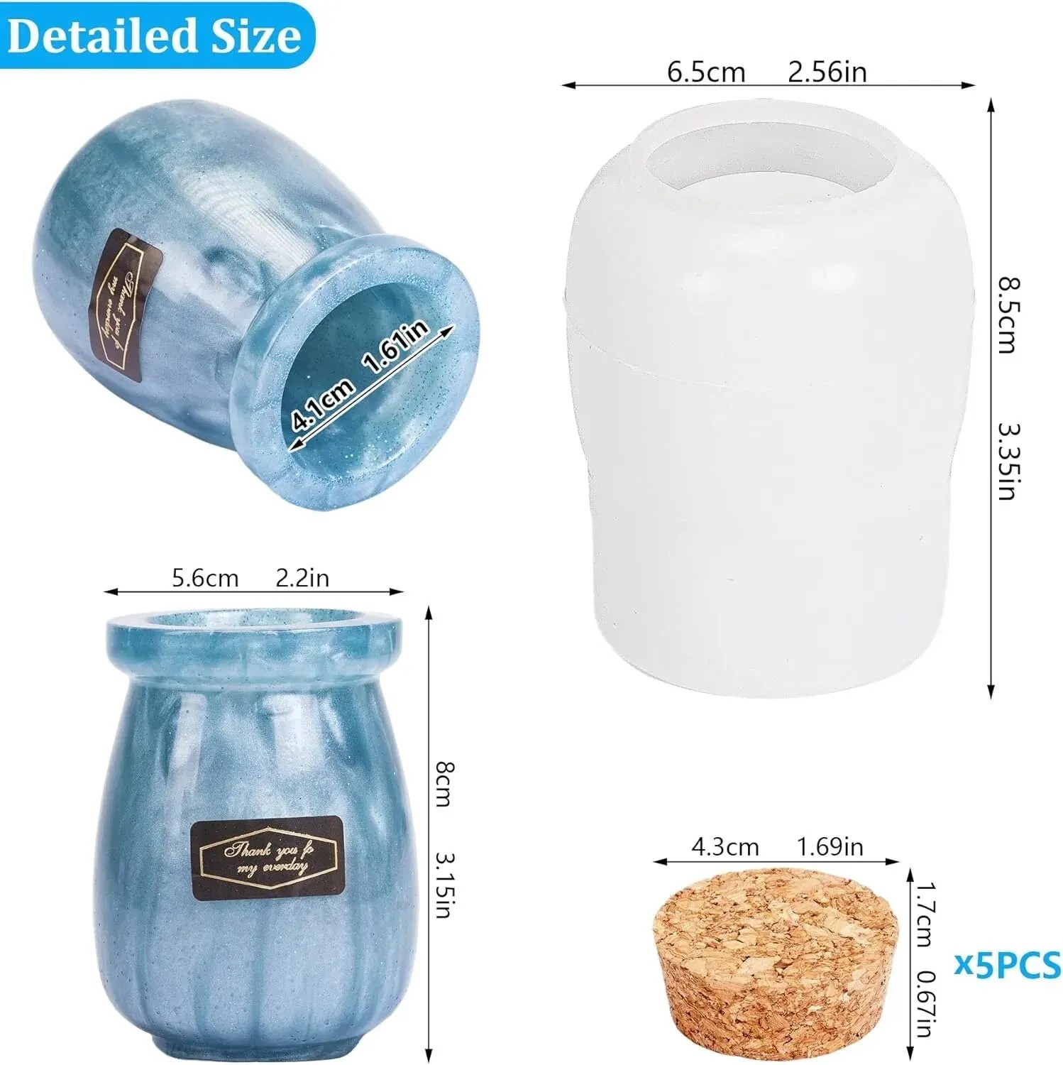 Moule en silicone DIY pour pet - Candle Making Supplies Jars avis et prix