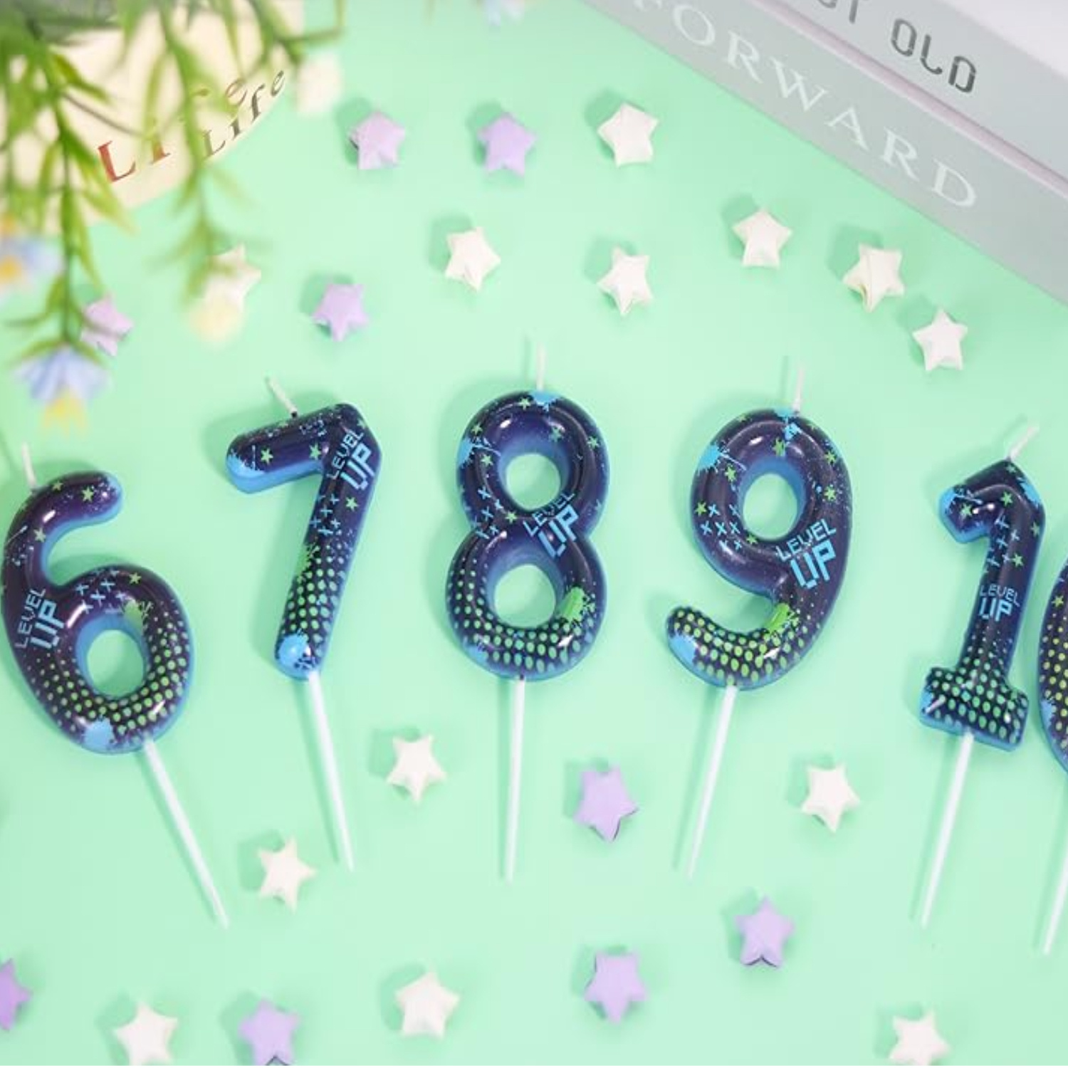 Bougies d'anniversaire bleues  - Candle Supplies Free Shipping avis et prix