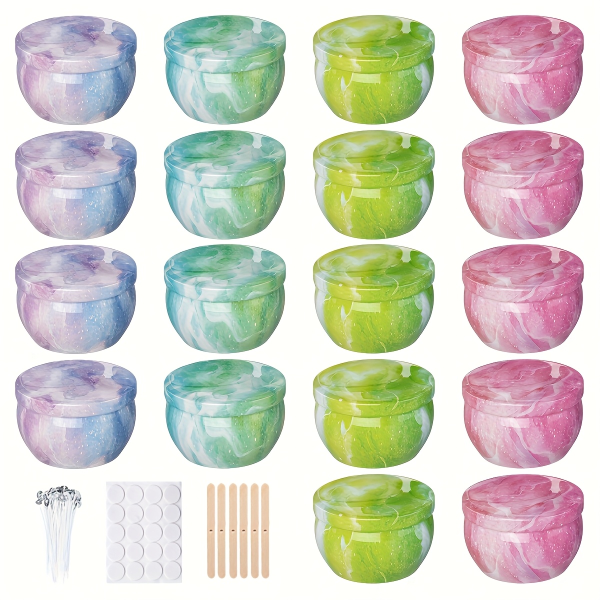 Bocaux à bougies vides en méta - Candle Making Supplies Jars avis et prix