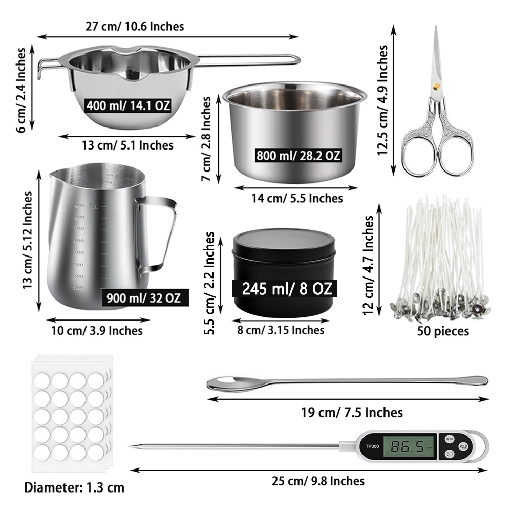 Glintmos Kit de fabrication de - Candle Making Supplies Usa avis et prix