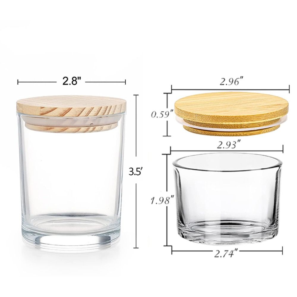 Pots de bougies en verre Trans - Candle Making Supplies Jars avis et prix