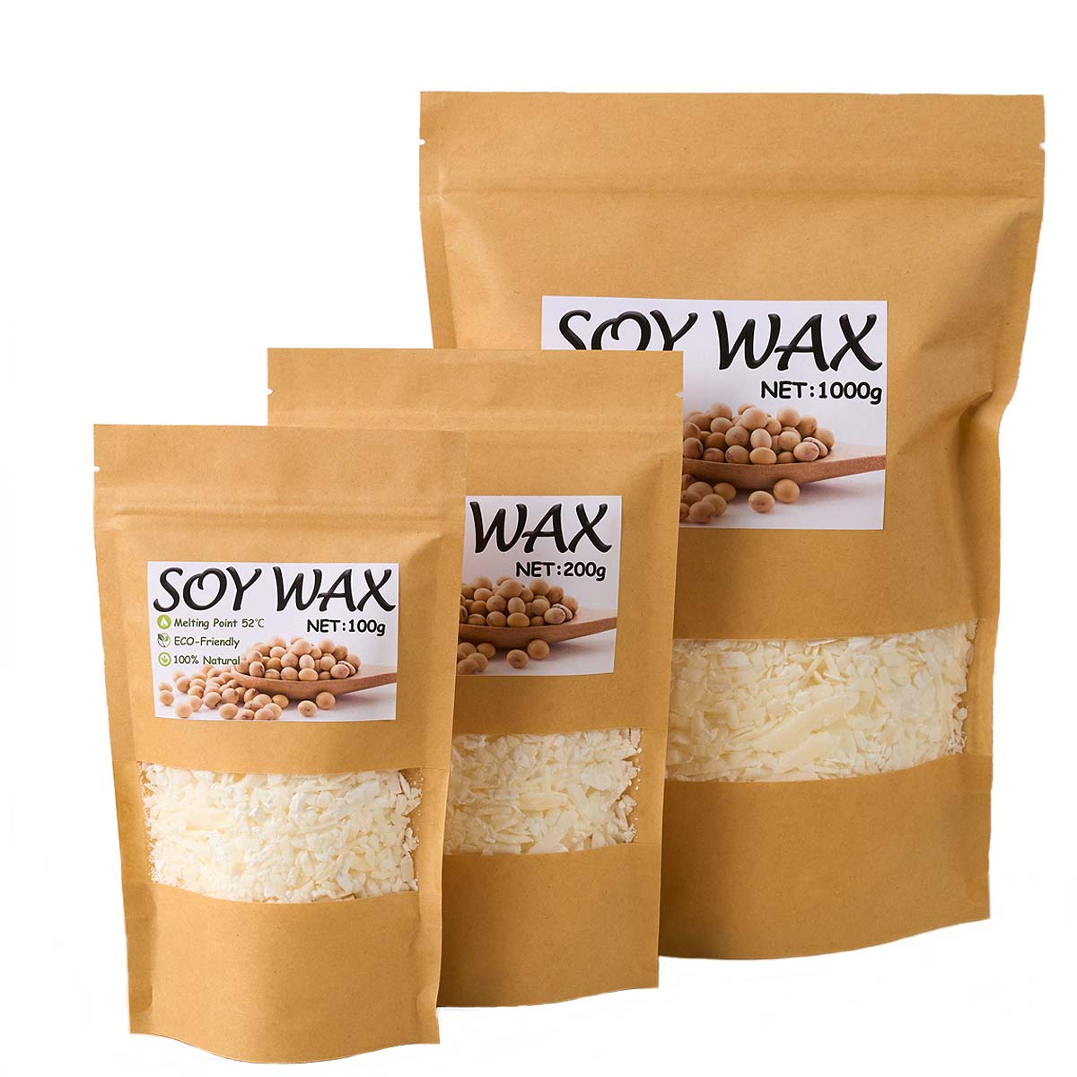 Cire de soja blanche Pure de 1 - Candle Making Supplies Usa avis et prix
