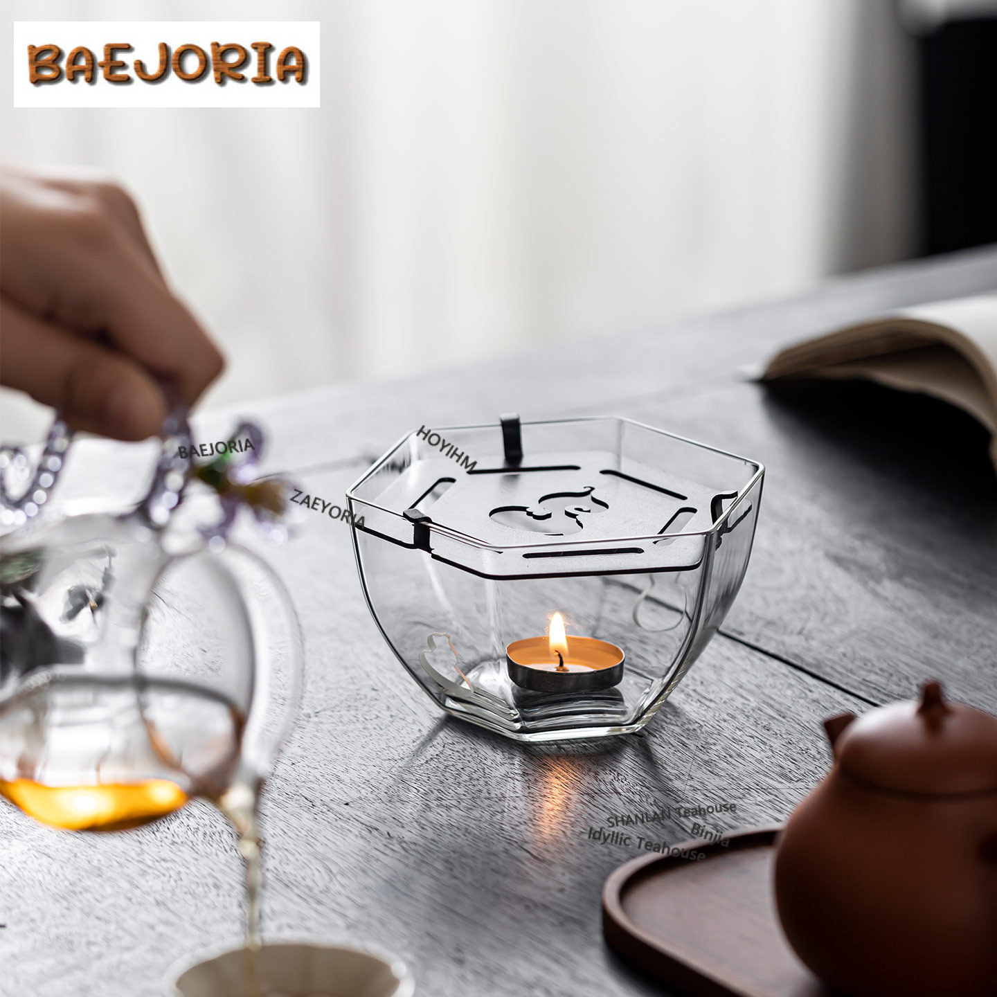 Support chauffe-thé en verre h - Candle Glass Supplies avis et prix