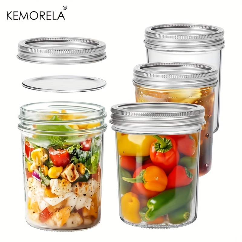 KEMORELA Mason pots 350ML avec - Mason Jar 8Oz avis et prix
