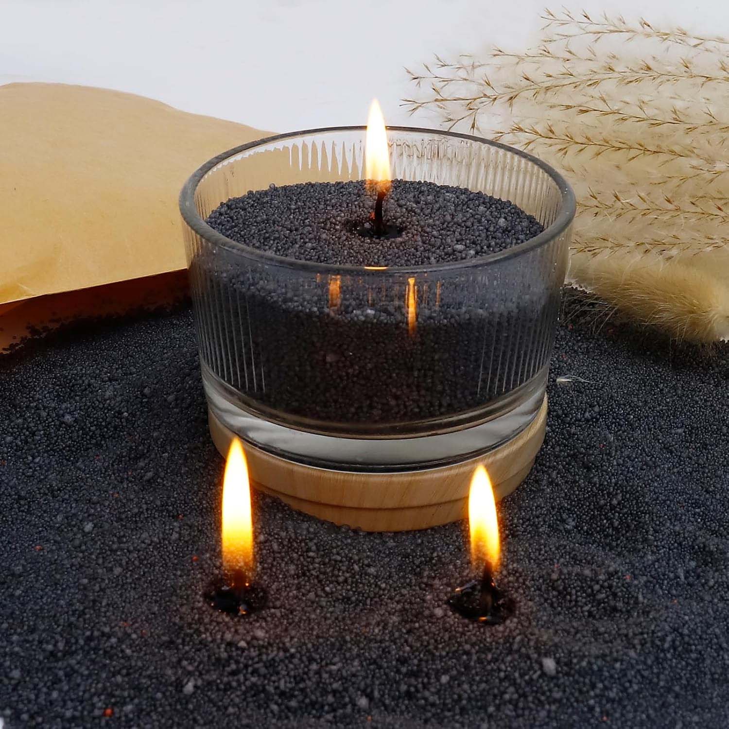 Sable noir pour bougies avec m - Candle Supplies Storage avis et prix