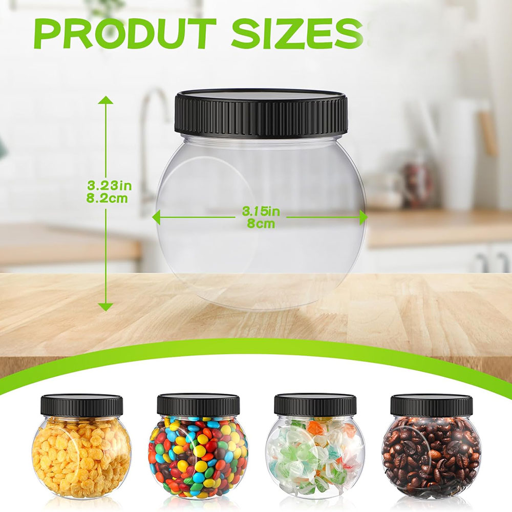 Pots à bonbons en plastique av - Mason Jar 8Oz avis et prix