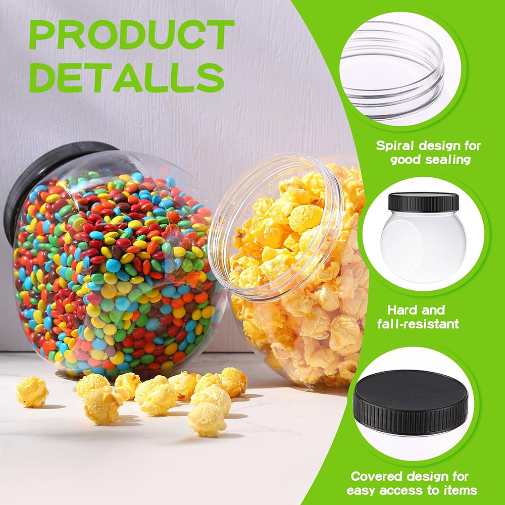 Pots à bonbons en plastique av - Mason Jar 8Oz avis et prix