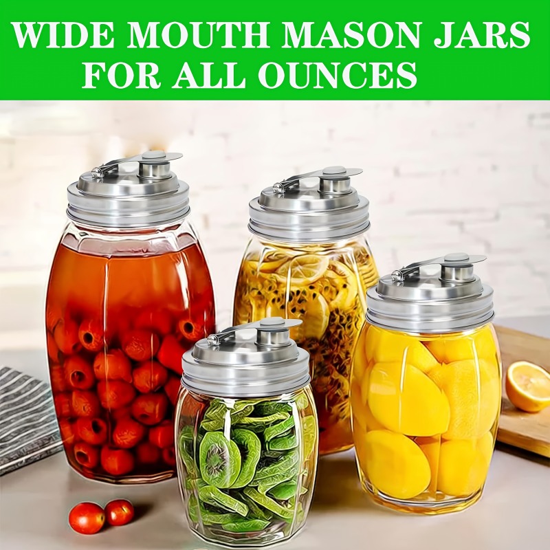 Lot de 1 ou 2 couvercles en ac - Mason Jar 8Oz avis et prix